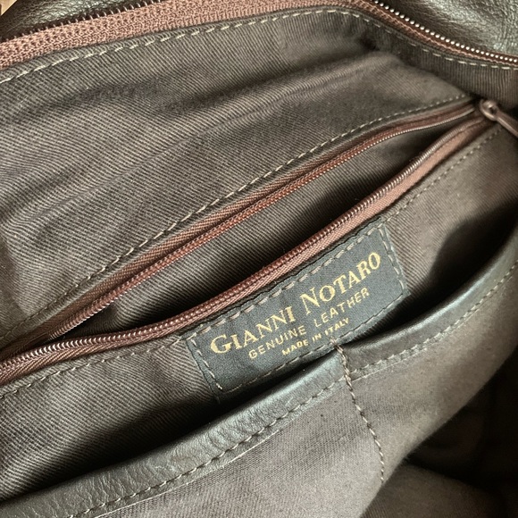 NWTRare,hard to find GIANNI NOTARO guarantee certificateBag.Real PythonLeather.I - Picture 12 of 13